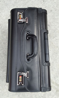 Valise de Vol en Cuir Véritable pour Capitaine, Pilote, Chariot de Bagages, Hôtesse de l'Air, Avocat, Affaires, Boîte d'Enregistrement