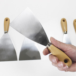 Putty Knife Carbon Steel Standard End Handle Smooth Wall Paint Diy Tool - Product Image 1