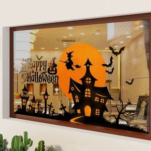 Halloween Ghost Festival Store decorazioni in PVC vetro porta adesivi per centro commerciale <span class=keywords><strong>eventi</strong></span> negozio atmosfera Layout vetrina - Product Image 2