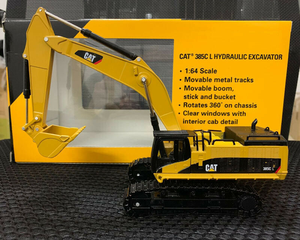 Véhicule d'ingénierie <span class=keywords><strong>Caterpillar</strong></span> 1/64 CAT 385C pelle <span class=keywords><strong>jouet</strong></span> crochet Machine fer piste pelle modèle - Product Image 2
