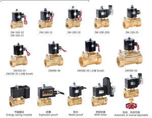 SENYA Série 2W Solénoïde en laiton 2 voies 2 positions Modèle 2W-400-40 pour pièces pneumatiques air-eau-huile - Product Image 5