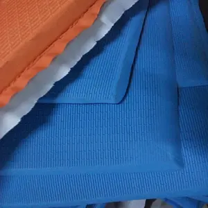 Professionelle Camouflage Muster Kundenspezifische PE EVA Schaum Gummi Blätter Rollen Assorted Blau Farben Dichten Härte Schuhsohle Blatt