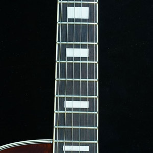 Chitarra Elettrica <span class=keywords><strong>Jazz</strong></span> Personalizzata a 6 Corde, Corpo Semi-Hollow, Top in Frassino Piebald, Manico in Okoume, Finitura Lucida Starsun X150 per <span class=keywords><strong>Musicisti</strong></span> OEM - Product Image 3