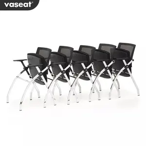 Vaseat-Silla de estudiante de tela de estilo moderno con tableta de escritura, silla de conferencia apilable, para uso en el <span class=keywords><strong>aula</strong></span>, de estilo moderno, para uso en el <span class=keywords><strong>aula</strong></span> - Product Image 1