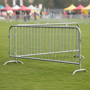 Barrera Temporal de Acero para Control de Multitudes, <span class=keywords><strong>Valla</strong></span> para Peatones para Eventos, Separación en Carreteras y Exteriores - Product Image 1