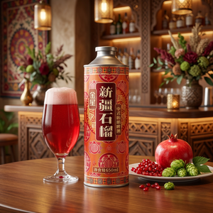 [<span class=keywords><strong>Tienda</strong></span> <span class=keywords><strong>Oficial</strong></span>] Cerveza Artesanal China KINGSTAR Pomegranate, 650 ml * 6 Latas, 4.1% ABV, para Fiestas y Bares - Product Image 6