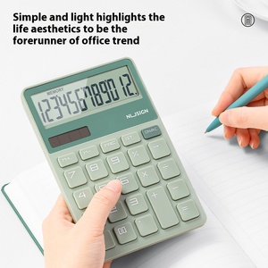 Gastronomia nuova Sai portatile calcolatrice solare 12 Display digitale Widescreen Mini doppia potenza speciale per la contabilità alla <span class=keywords><strong>moda</strong></span> - Product Image 3