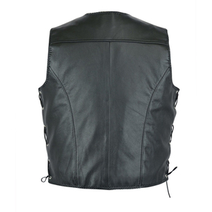 Veste en cuir pour hommes, taille adulte, vente en gros, design streetwear personnalisé, respirante, imperméable, nouveau style, veste en cuir pour hommes - Product Image 3