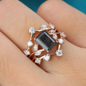 <span class=keywords><strong>Anillo</strong></span> de Rutilo Negro en Plata de Ley 925, Personalizable para Precios al por Mayor, Listo para FBA, Empaque Privado y Logotipo Gratuito, Suministro de Fábrica - Product Image 3