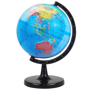 Globo terráqueo de plástico puro de 20 cm, modelo educativo de geografía para uso en el aula y en el hogar - Product Image 1