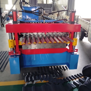 Máquina Formadora de Láminas para Techos con PLC Automático de Doble Capa Anticorrosión, Entrega Rápida para Fábricas de Construcción - Product Image 1