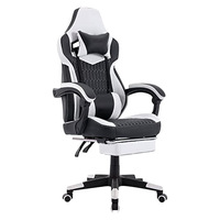 Kursi Komputer Kulit Grosir untuk Rumah, Asrama, Warnet, Gaming, E-sports, Kursi Putar Reclining, Kursi Kompetitif dengan Basis 5 Bintang
