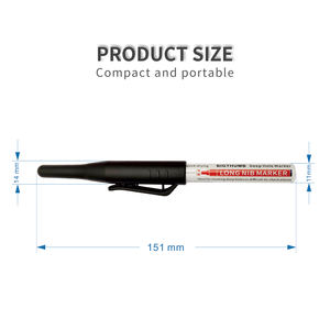 Marqueurs permanents à pointe longue personnalisés et économiques pour trous profonds, pour la construction, le travail du bois et l'usage des charpentiers - Product Image 3
