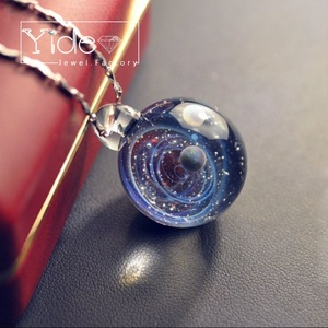 Pendentif en verre fin, boule <span class=keywords><strong>de</strong></span> cristal, galaxie, bulle, espace, cosmos - Product Image 5