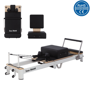 เครื่องพิลาทิสเรฟอร์มเมอร์<span class=keywords><strong>แบบ</strong></span>พับได้ <span class=keywords><strong>ป</strong></span>รับระดับได้ ทนทาน ผลิตจากอะลูมิเนียม พร้อมเตียงสำหรับออกกำลังกายแกนกลางลำตัว เหมาะสำหรับสตูดิโอพิลาทิสและการออกกำลังกายเพื่อสุขภาพ - Product Image 1