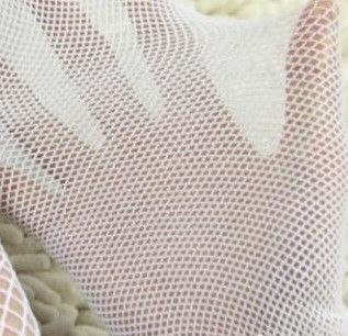 white small mesh