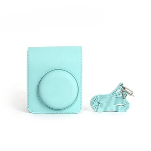 Bolso de cuero para cámara instantánea Instax Mini 13, a prueba de polvo, mini bolso de viaje individual con correa para el hombro, bolso cruzado para cámara. - Product Image 6