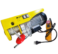 Treuil électrique compact YUFEI 220V de 1M, 2M, 10M avec bouton d'arrêt d'urgence pour levage en entrepôt