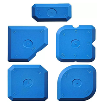 Kit d'outils de calfeutrage en silicone pour cuisine, racloir et lisseur de mastic silicone, outils de profilage de joints pour cuisine, salle de bain et fenêtres