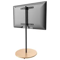 Draagbare Tv Stand Voor 37-65 Inch Tvs-Hoogte Verstelbare Display Vloer Tv Stand Met Vesa 400X400Mm, houdt Tot 77 Lbs