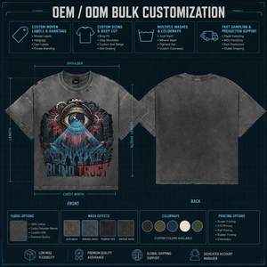 Vintage Washed Acid Wash <b>T</b> <b>Shirt</b> Men Futuristic Eye Graphic Print Short Sleeve Cyberpunk Streetwear Tee Y2K <b>Grunge</b> Manufacturer - Product Image 6