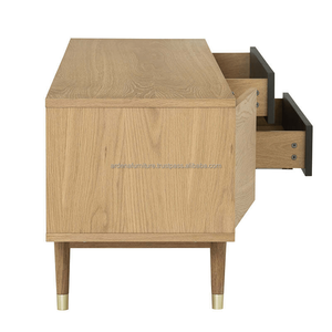 ขาตั้งทีวีไม้สีทึบแบบร่วมสมัยใช้สำหรับตกแต่งในอาคารโรงแรมโรงแรมโรงพยาบาลโรงเรียนใช้สำหรับห้องนั่งเล่น - Product Image 4