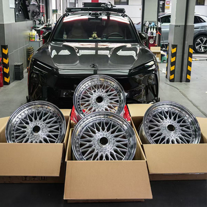 Jantes forgées Deep Dish 2 pièces pour BMW M2 M3 E90 G87 style Super <span class=keywords><strong>RS</strong></span> 17 18 19 pouces 5x120 5x112 5x114.3 4x100 Chrome - Product Image 4