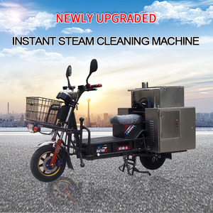 <span class=keywords><strong>Nettoyeur</strong></span> <span class=keywords><strong>vapeur</strong></span> chauffé au gaz monté sur vélo, machine à laver à <span class=keywords><strong>vapeur</strong></span> mobile montée sur vélo à deux roues - Product Image 2
