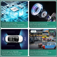Caméra embarquée GreenYi 4K OEM pour BMW Série 5 Série 7 2016-2022, version haute performance, Plug & Play, DVR de voiture, contrôle par application WiFi