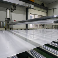 Panneau PC transparent en polycarbonate solide, résistant à l'abrasion et anti-UV, prix de gros, personnalisé pour toiture et tentes