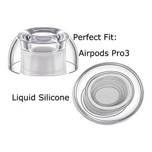 Embouts d'écouteurs en silicone liquide pour <span class=keywords><strong>Airpods</strong></span> Pro3, embouts anti-<span class=keywords><strong>bruit</strong></span>, embouts d'écouteurs Pro 3 antidérapants - Product Image 1