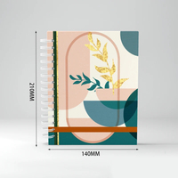 Cahier à spirale professionnel A5 avec couverture en PVC de 100 pages à feuilles mobiles pour les écoliers-Vente en gros
