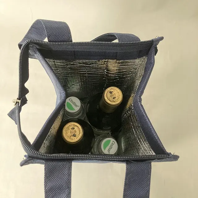 Extra large insulated shopping bags extra large big wine coolers bag insulated grocery tote food delivery insulated cooler bag