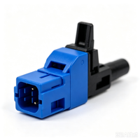 Adaptador de Fibra Óptica Monomodo ZAWEDA CT001 LC de Conexión Rápida para Redes FTTH 4G con 1 Año de Garantía