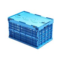 Vente directe d'usine, caisse de rangement et de transport en plastique pliable pour la vente en gros