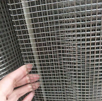 Rouleau de treillis soudé galvanisé à grille carrée, treillis soudé électriquement pour le plâtrage mural, le stuc, le renforcement du béton et la clôture de jardin