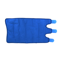 Coussinets de gel refroidissant, en polyester auto-adhésif, pour les jambes, sac chauffant, non givré, pour le soulagement de la douleur des jambes, nouveau design