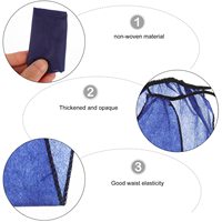 Celana dalam wanita thong pakaian dalam wanita pakaian dalam wanita seksi satu potong celana dalam renda pakaian dalam disesuaikan Logo Nonwoven G-STRING bergaris