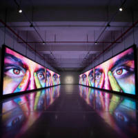 Mur vidéo LED géant pour scène intérieure/extérieure 500x500mm P2.6 P2.9 P3.91 P4.81, affichage LED à raccordement sans soudure pour la location