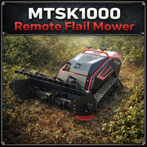 Tondeuse RC Vigorun MTSK1000, <span class=keywords><strong>entretien</strong></span> facile, broyeur à fléaux et marteaux, moteur 4 temps robuste, accessoires interchangeables - Product Image 1