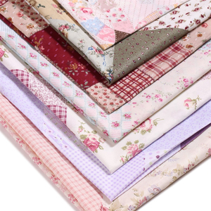 Tissus carrés en fibre de polyester pour la <span class=keywords><strong>couture</strong></span> et le <span class=keywords><strong>patchwork</strong></span>, feuilles de tissu prédécoupées pour le <span class=keywords><strong>patchwork</strong></span> artisanal - Product Image 1