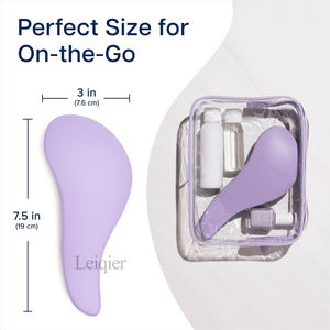 Ionische Sanfte Entwirrungsbürste mit Individuellem Logo, <span class=keywords><strong>Styling</strong></span>-Werkzeug für Natürliches, Lockiges und Glattes Haar für Erwachsene, Kinder und Kleinkinder, für Nasses und Trockenes Haar - Product Image 2