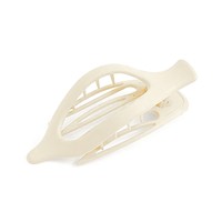Pince à cheveux plate en plastique, grande pince à bec de canard tendance, idéale pour les cheveux volumineux, fixation solide, ne glisse pas facilement.