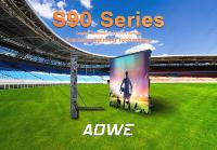 Écran LED géant AOWE S90 pour stades sportifs en plein air, écran publicitaire pour le sport, le football, le soccer, périmètre 960x960mm, écran vidéo