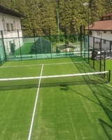 Système d'éclairage modulaire en verre trempé 10x20 mètres pour clubs sportifs commerciaux, poteaux de terrain de padel, accessoires de padel