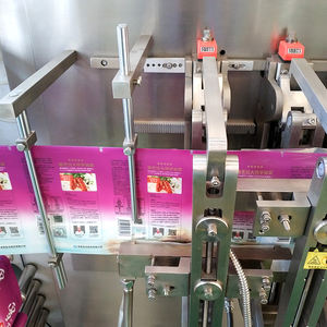 เครื่องบรรจุซิปมีมอเตอร์สไลด์แนวนอนอัตโนมัติฟิล์มพลาสติกหลายช่องควบคุมผ่านการรับรอง CE ISO9001 - Product Image 4