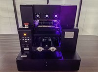 Ensemble complet de machine d'impression UV DTF A4 avec vernis et machine de lamination pour films AB
