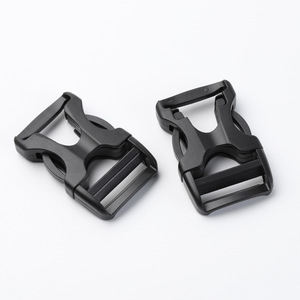 Jiuyuan Buckle Plastic Adjustable 32mm Inner Diameter Black Solid Color <b>Strap</b> Buckle For Bag <b>Suitcase</b> Sofa Accessories - Product Image 1
