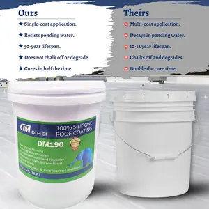 Cat tahan air cair karet silikon atap semprotan lapisan tahan air membran pelapis - Product Image 3