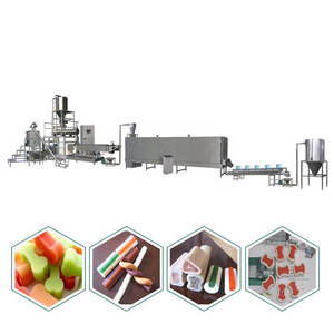 Machine extrudeuse de friandises pour chiens OEM Pet Chewi avec moteur 380V/50HZ triphasé 45kw, capacité de 100-300kg/h - Product Image 1